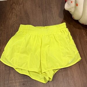 Lululemon Athletica Lime Green Shorts